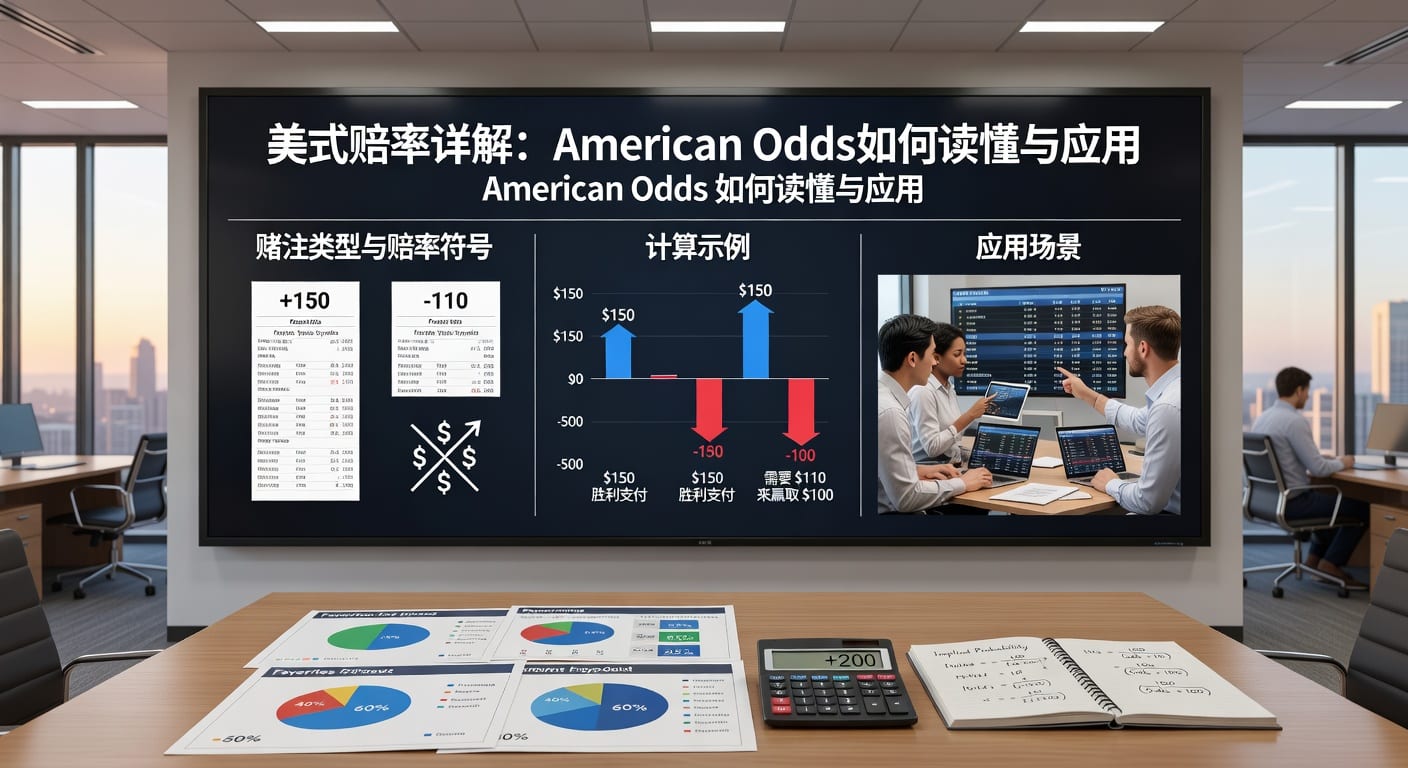 美式赔率 american odds 读法与换算全解