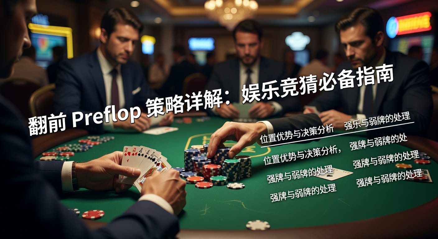 翻前 preflop：起手牌与位置策略实战指南