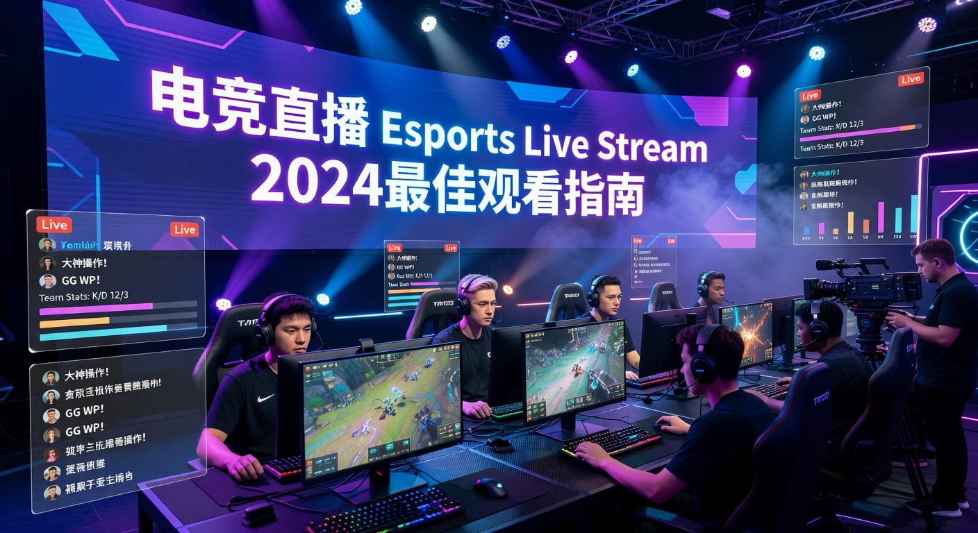 电竞直播 Esports Live Stream｜2026年观赛与内容策略